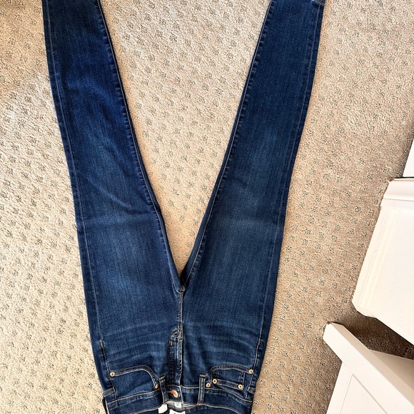 Madewell size 26 ankle jeans toothpick high rise - Picture 2 of 4